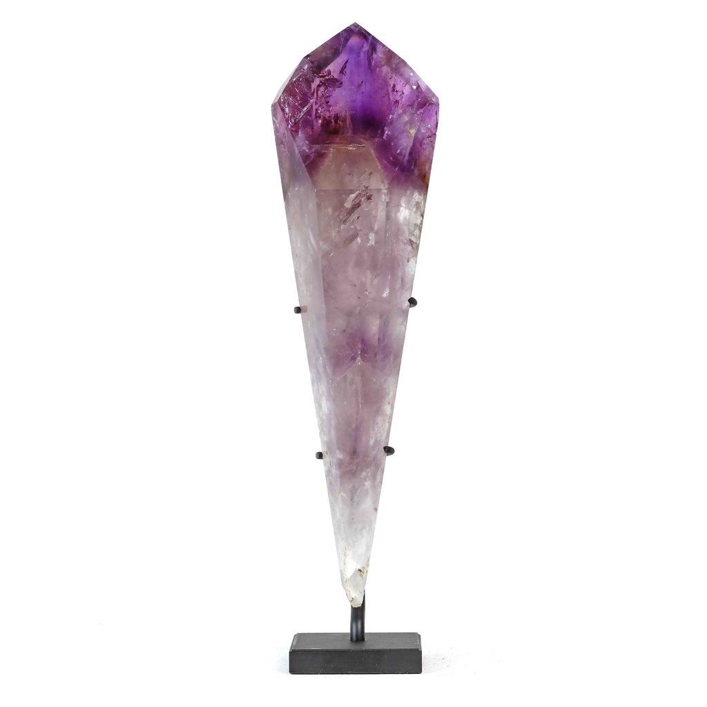 Amethyst Spitze auf Display