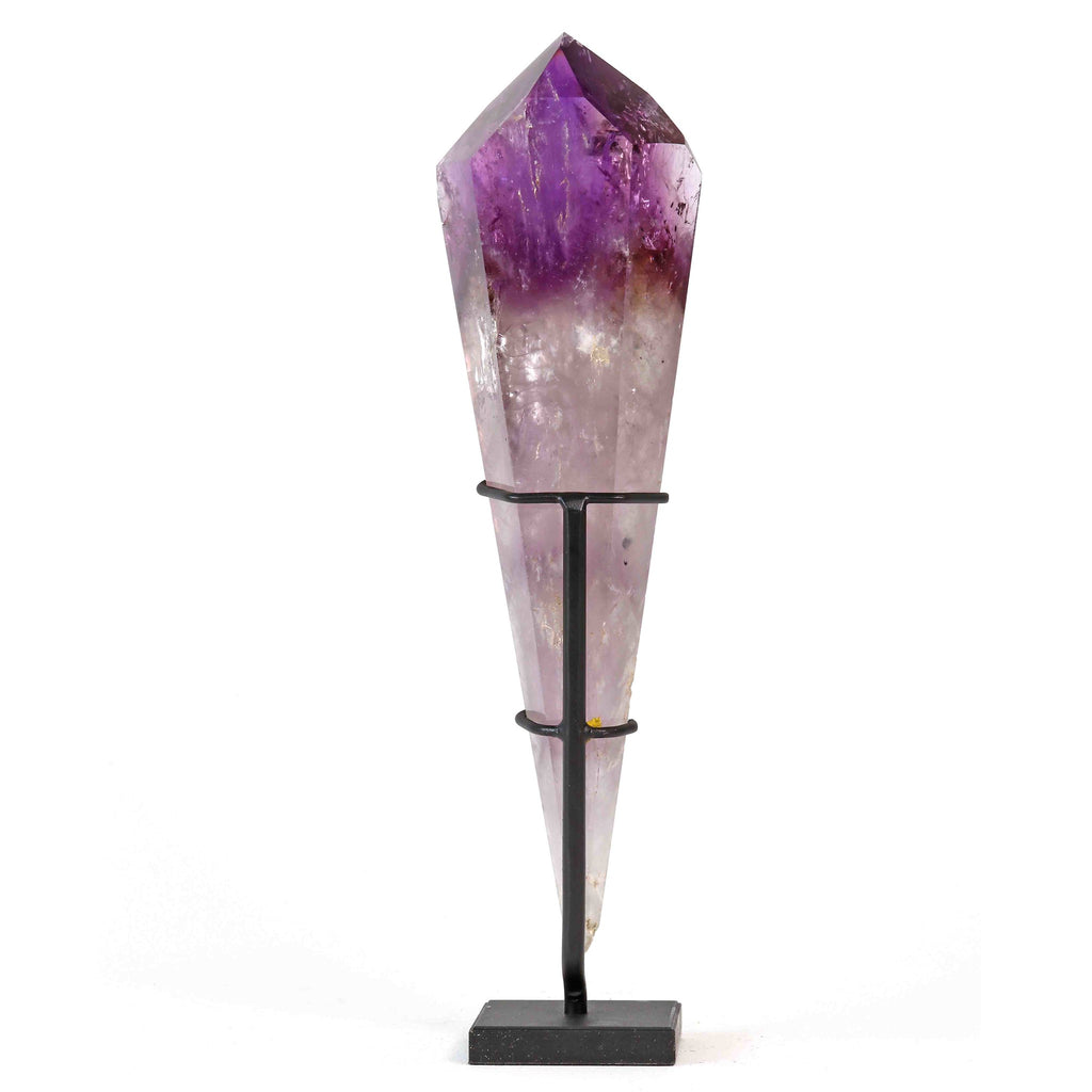 Amethyst Spitze auf Display