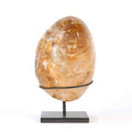 Bergkristall mit Einschlüssen (Chlorit) auf Display