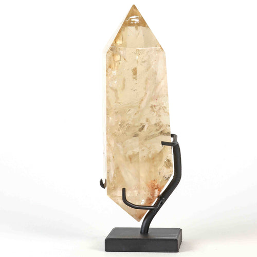 Citrine Point Free-Form on Display Stand – Extra Quality