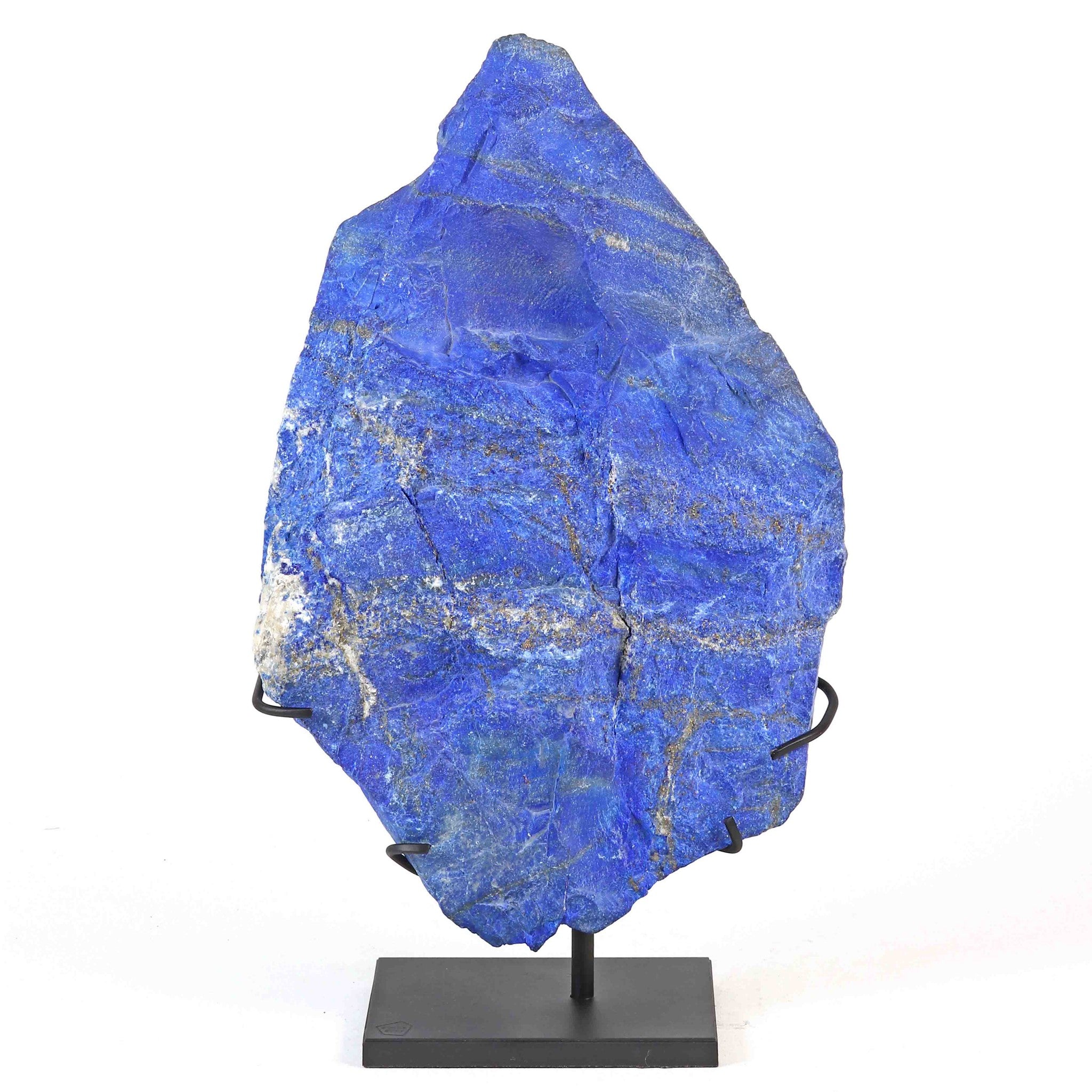 Lapis roh Stück auf Display