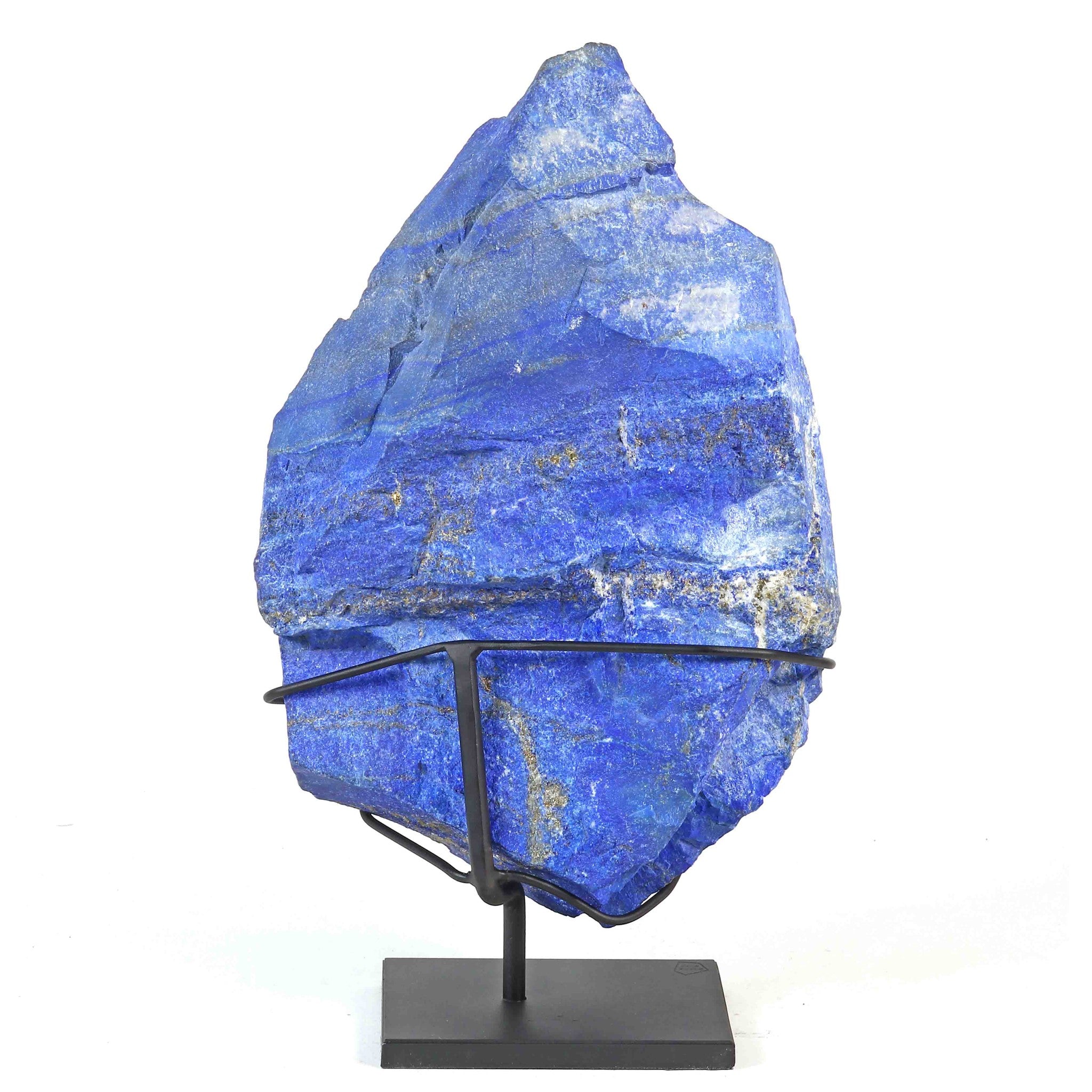 Lapis roh Stück auf Display