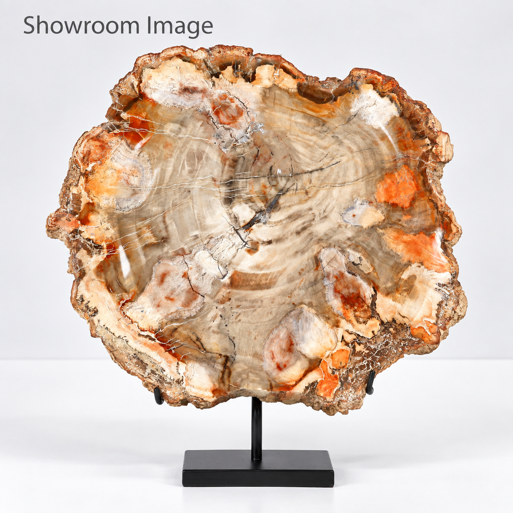 Slice of Petrified Wood. Formed 200 millions years ago. Island of Madagascar