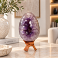 Natural Amethyst Geode Egg