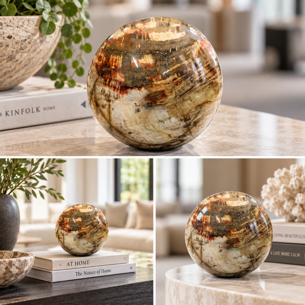 Petrified Wood Ball (Madagascar) formed 200 million years ago