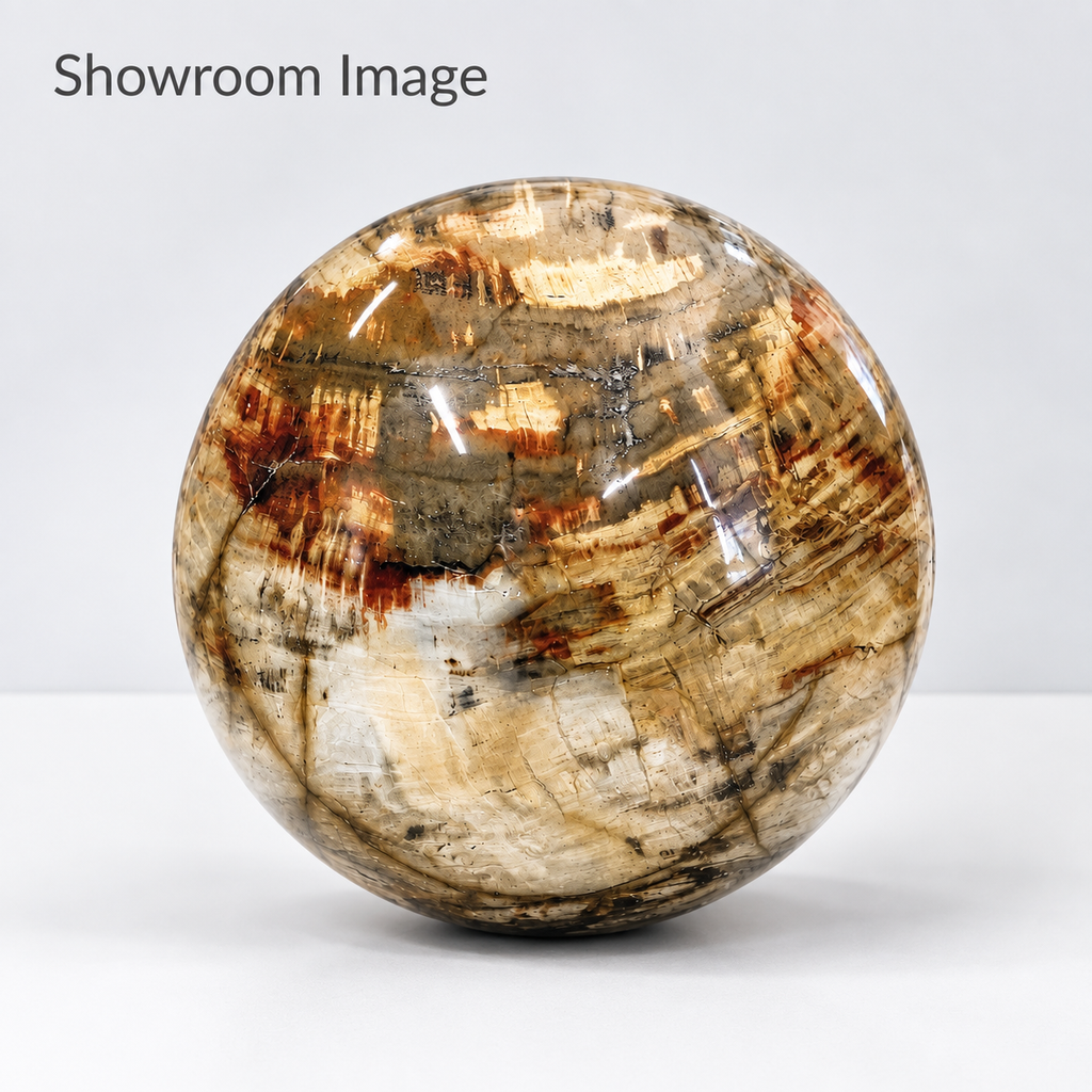Petrified Wood Ball (Madagascar) formed 200 million years ago