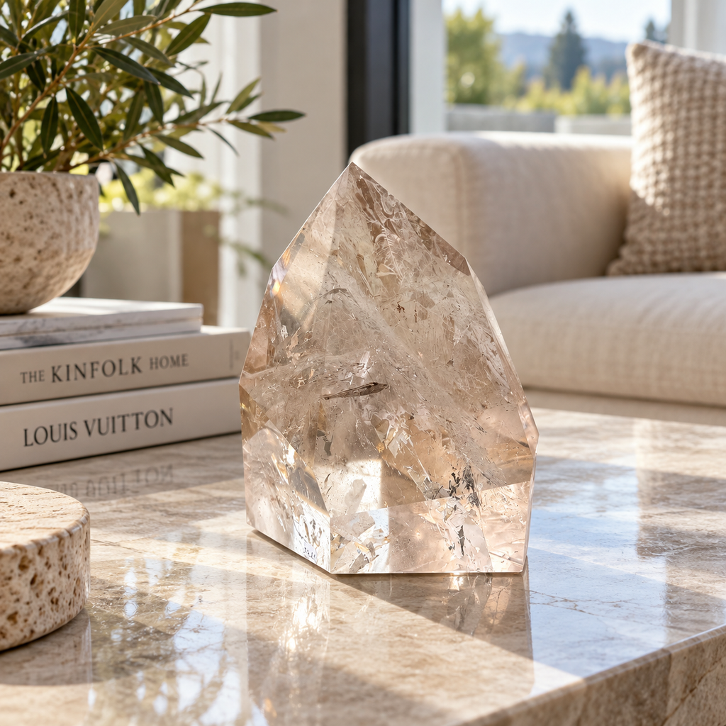 Citrine Point – Natural Quartz Crystal Statement Piece