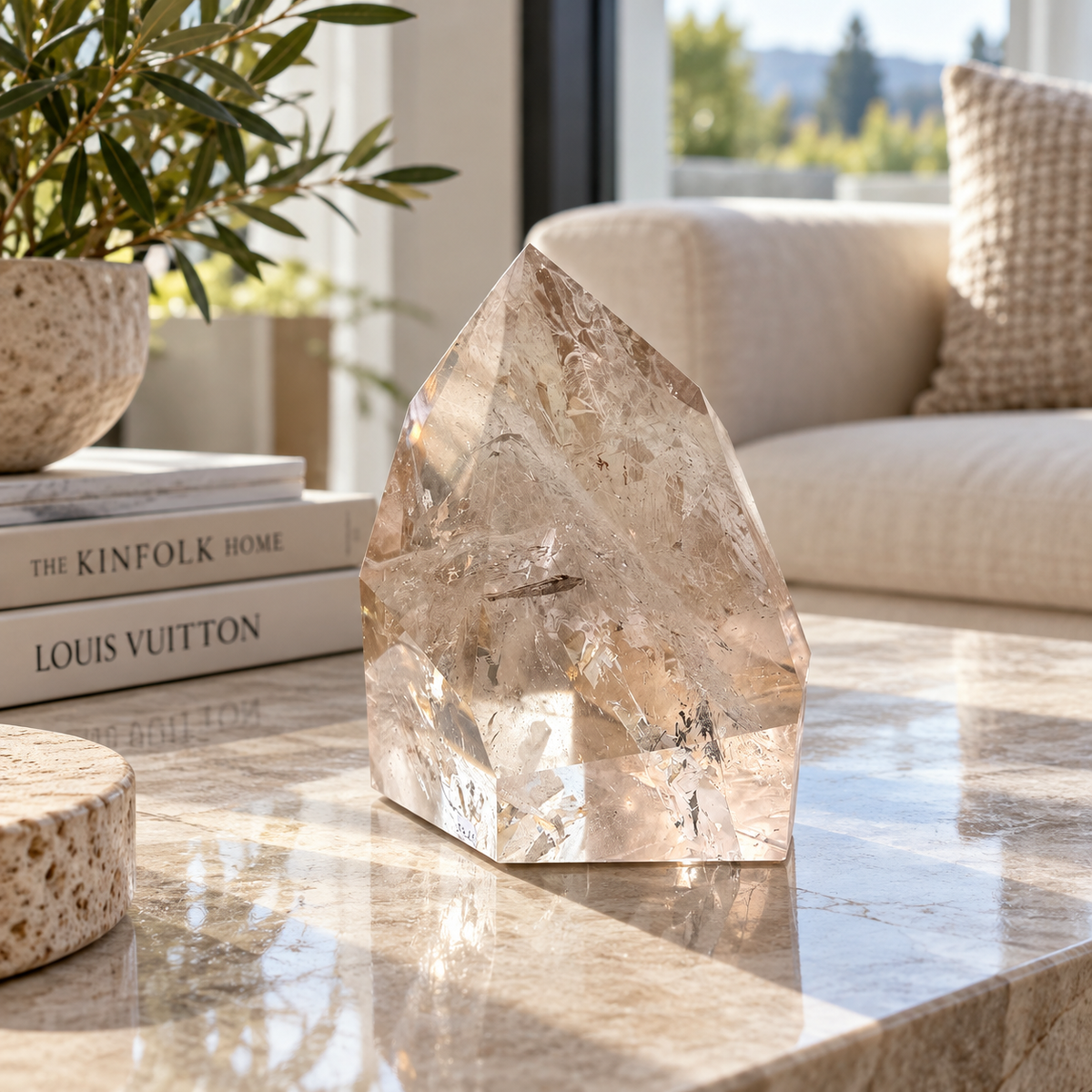 Citrine Point – Natural Quartz Crystal Statement Piece