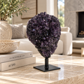 Amethyst on Display Stand