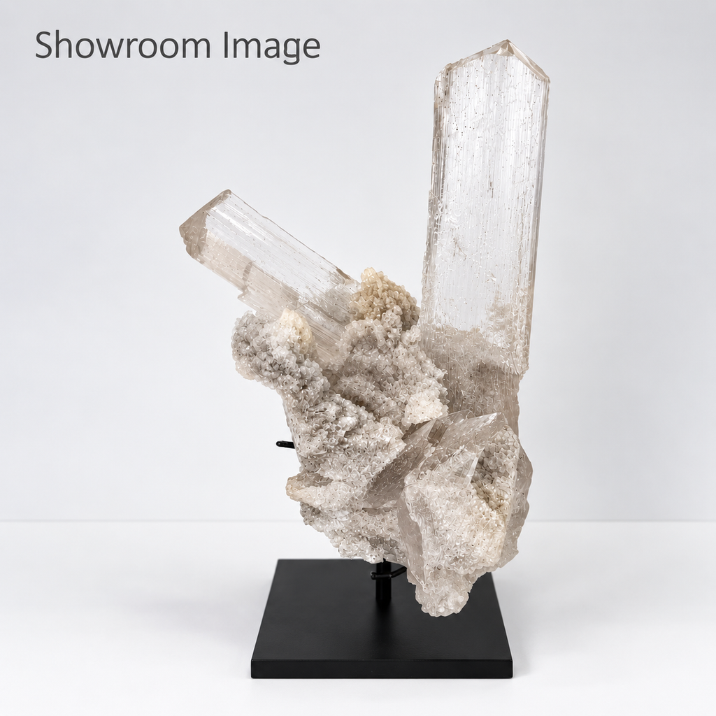 Large Calcite Cluster Statement Piece