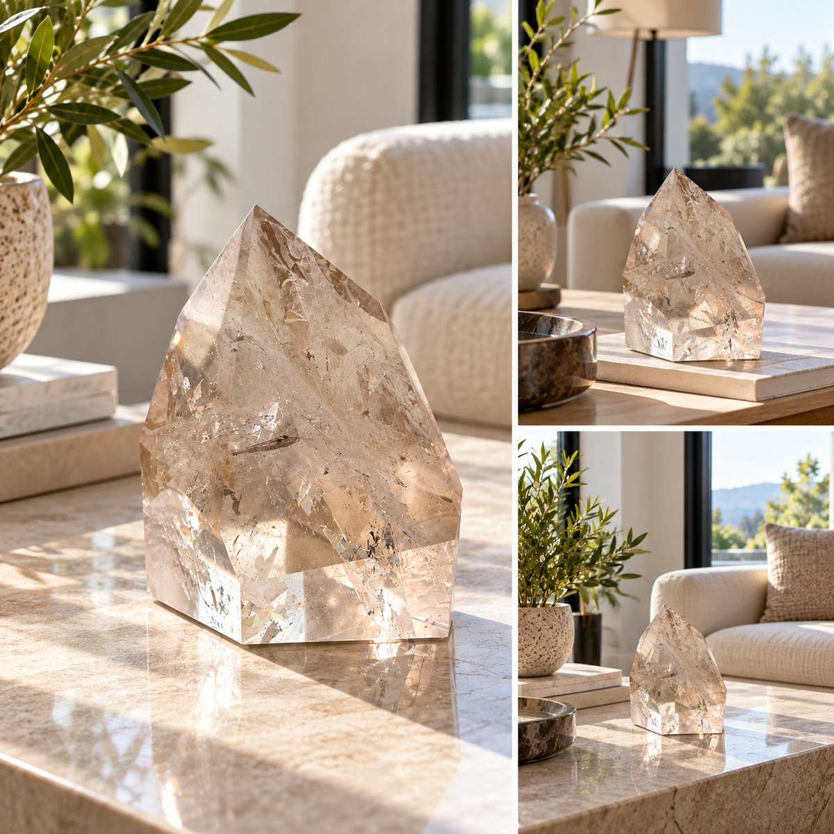 Citrine Point – Natural Quartz Crystal Statement Piece