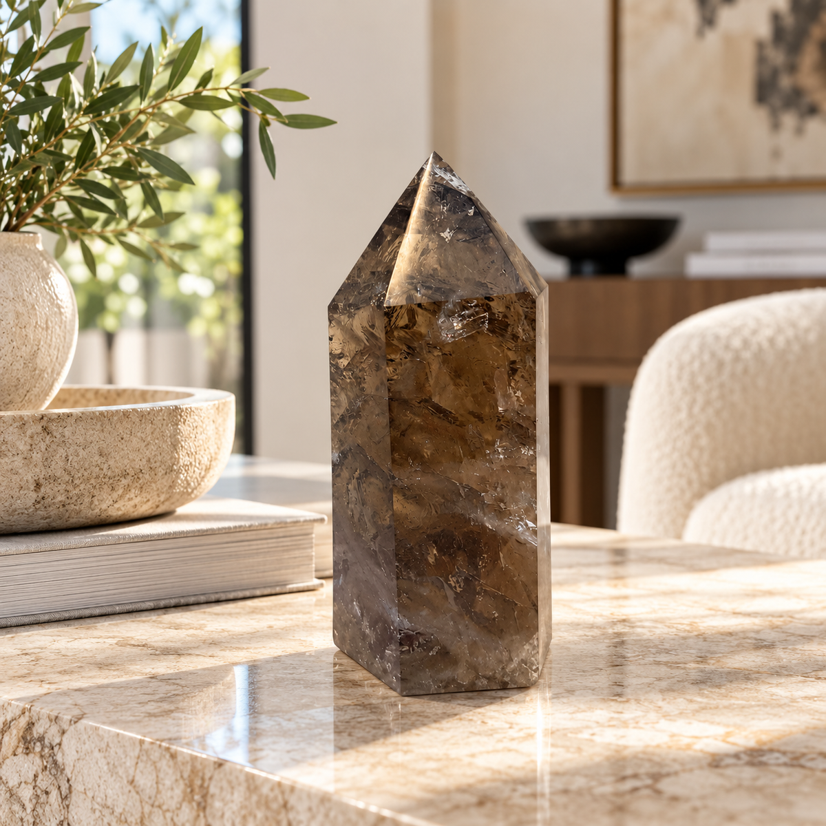 Natural Citrine Point