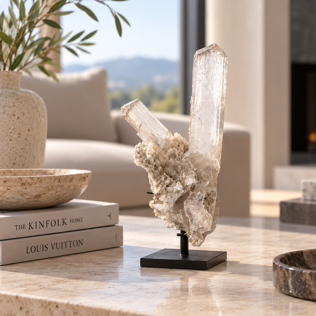 Large Calcite Cluster Statement Piece