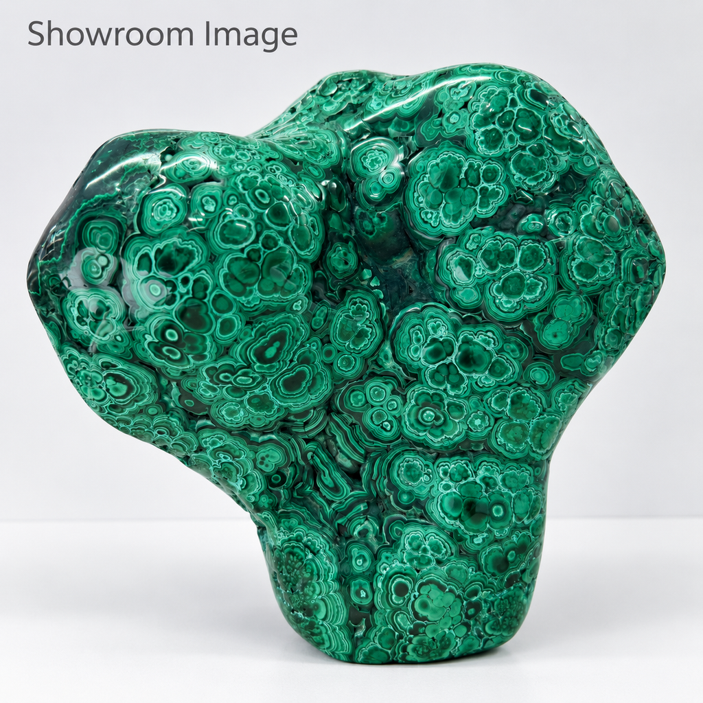 Statement Malachite Free-Form – Polished Natural Masterpiece